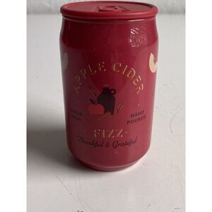 Dw Home Apple Cider Fizz Soda Pop Scented Candle Fall Autumn 6.4 Oz Red NEW